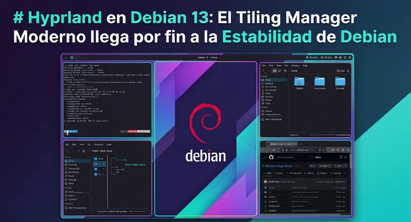 Hyperland Llega a Debian13 Trixie